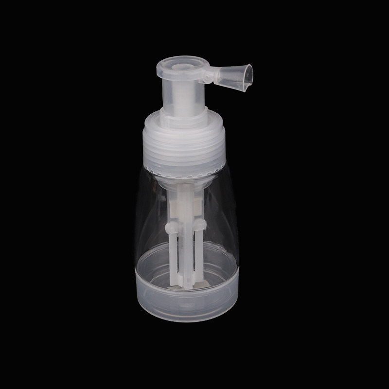 110ml 140ml 180ml Clear Plastic Dry Powder Sprayer Food Grade Talcum Powder Bottle (NB1112)