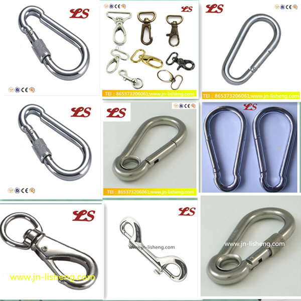 Zinc Plated Snap Hook with Eyelet