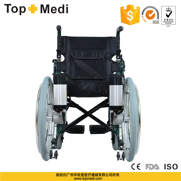 Topmedi High End Aluminum Lightweight Lithium Battery Electric Power Wheelchair