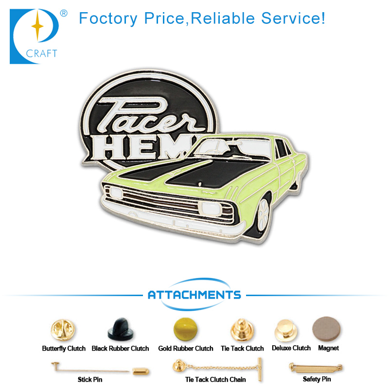 Pacei Car Shape Pin Badge Intech Product Made in China