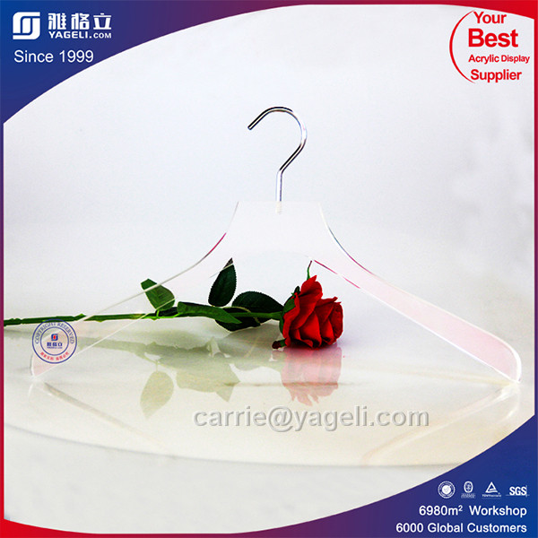 Hanger Manufacturer Clear Hanger Acrylic Clothes Hanger