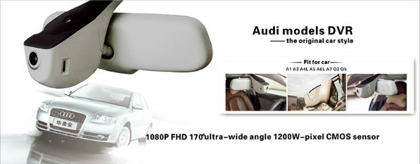 DVR 1080P FHD Special Hidden Tachograph Features for Audi