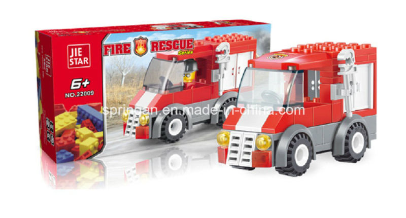 Firefighters Series Designer Fire Engine Rescue Block Toys