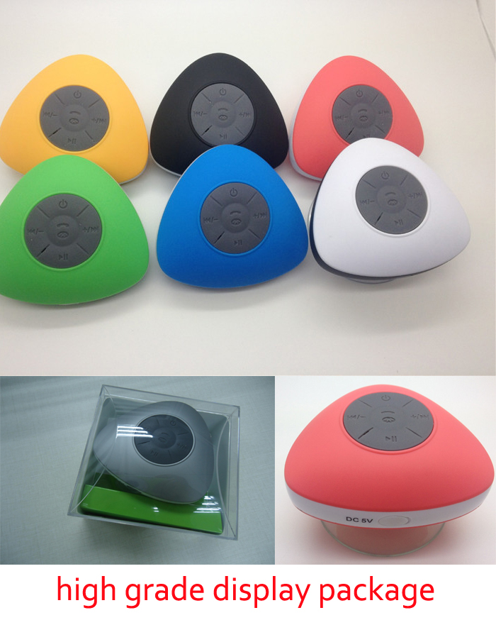 New Triangle Waterproof Wireless Mini Bluetooth Speaker Sound Box with 400 mAh