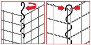 Gabion Basket Box Mesh Hole 10X10cm