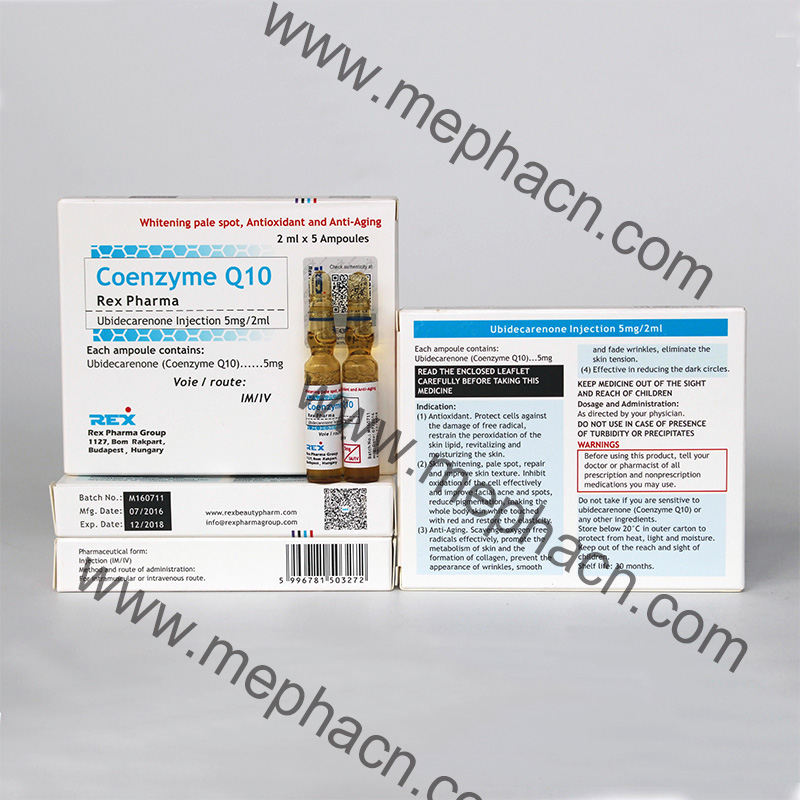 Anti-Aging Coenzyme Q 10 (CoQ10) Injection