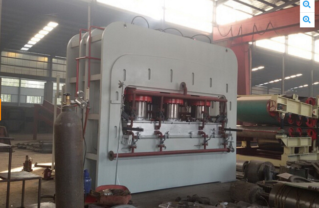 Woodworking Melamine Lamination Hot Press Machine