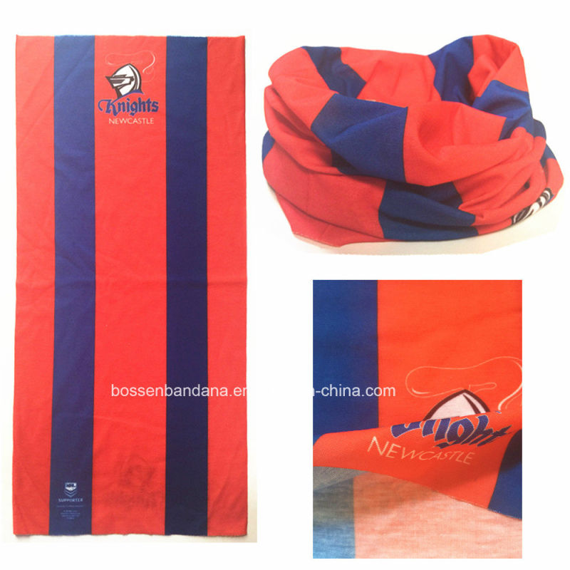 Custom Made Logo Printed Promotional Polyester Microfiber Multifunctional Seamless Sports Neck Buff Headband