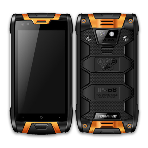 4.5 Inch Quad Cores 4G IP68 NFC Smart Rugged Mobile Phone