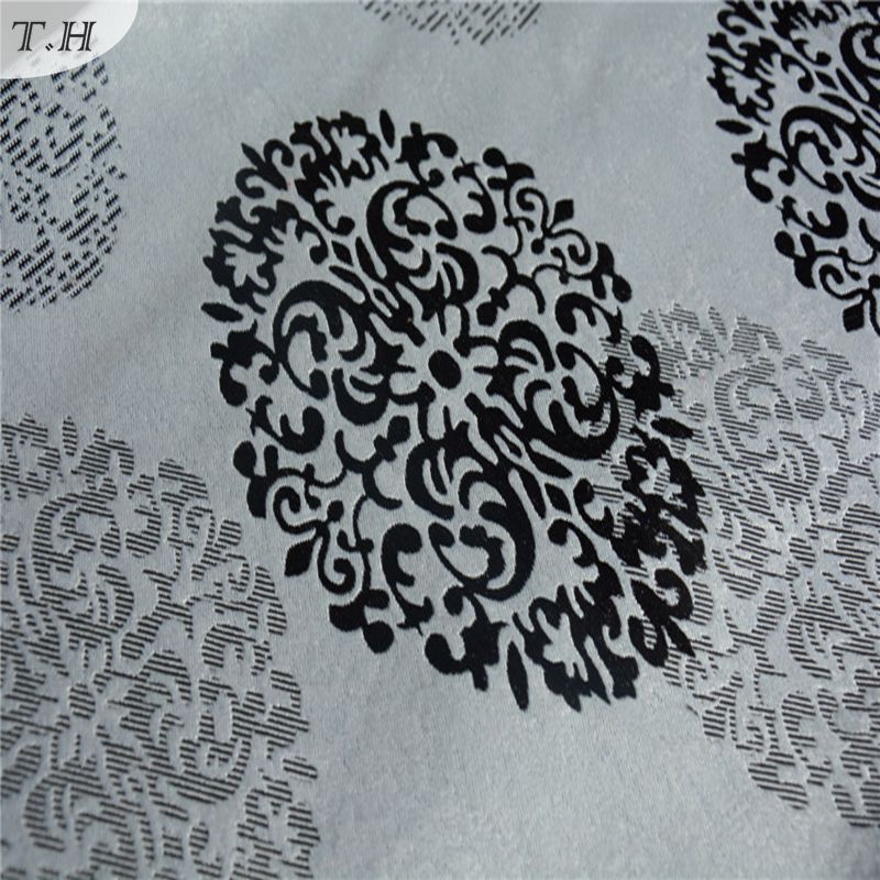 2016 100% Polyester Knitted Fabric Used for Curtains Specially with Elegant Pattern (FBC30003)