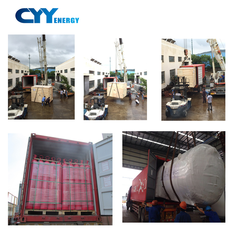 Low Pressure Cryogenic Lox Lin Lar Lco2 Dewar Cylinder