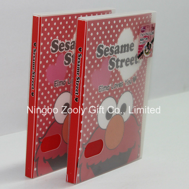 Customize Printed Plastic PP / PVC Photo Albums with Clear Plastic Case