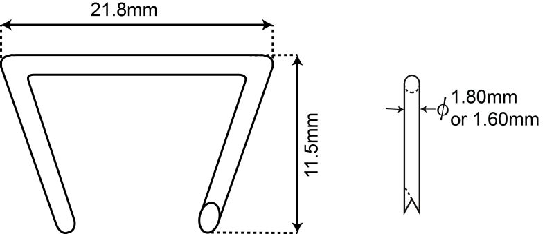 15dg50/Hr22/Sr15 Galvanized D Ring / Hog Ring