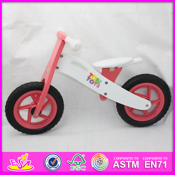 Stock! ! ! ! 2014 Stock Wooden Bicycle Toy for Kids, Stock Wooden Bike Toy for Children, Wooden Balance Bicycle Set for Baby Factory W16c088