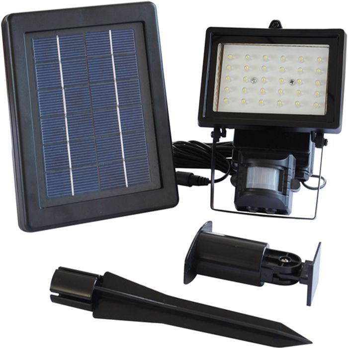 Waterproof 30 LED Solar Powered Flood Light Motion Sensor Spotlight Outdoor Garden Lamp