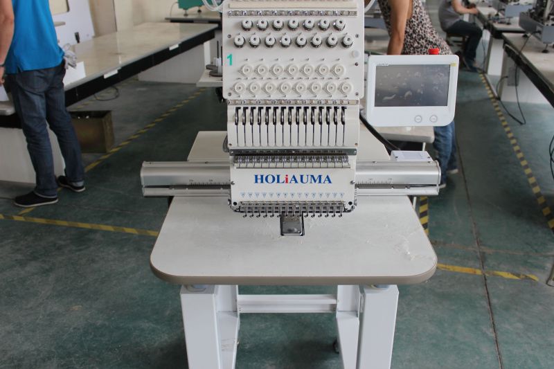 High Speed 1 Head 1200 Rpm Computer Embroidery Machine