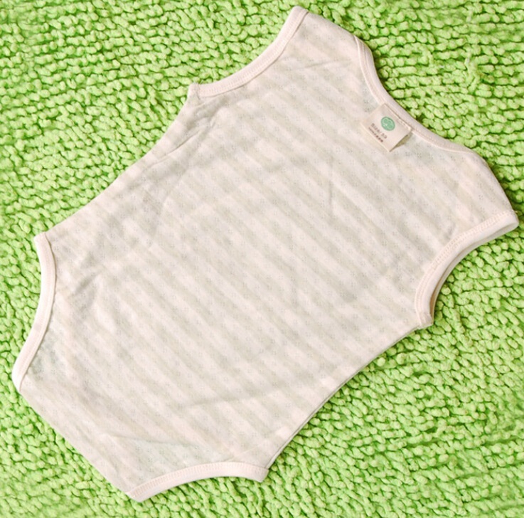 Soft Organic Cotton Baby Sleeveless Romper