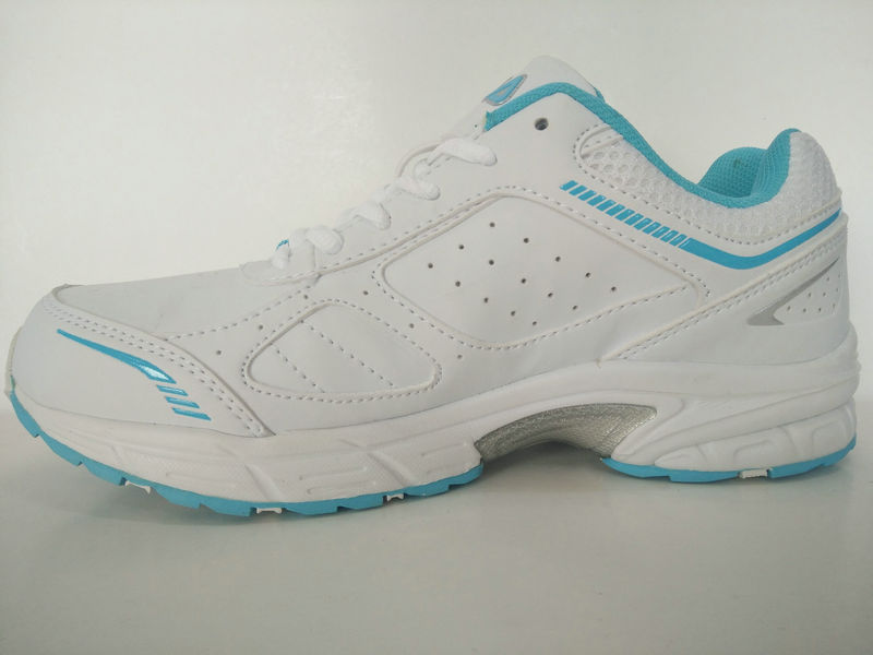 Outdoor White PU Sports Running Shoes for Women