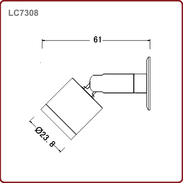 Mini LED Spotlight for Display Case (LC7308)