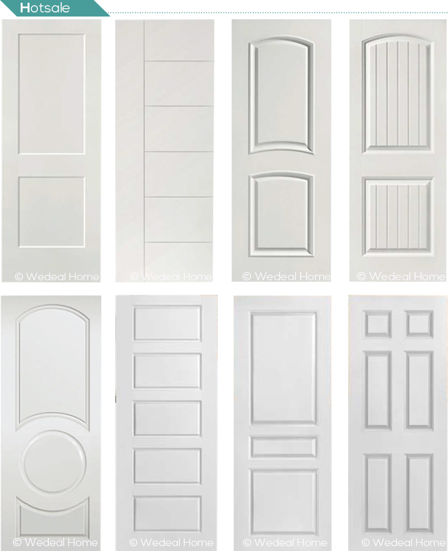 Colored Painting Flush MDF Solid Core High Quality Interior Wooden Door