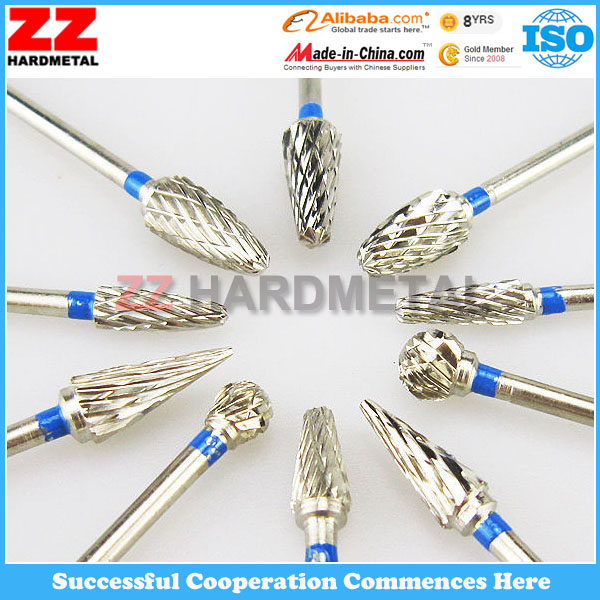 Wear Resistant Hard Alloy Rotary Double Cut Bur Set