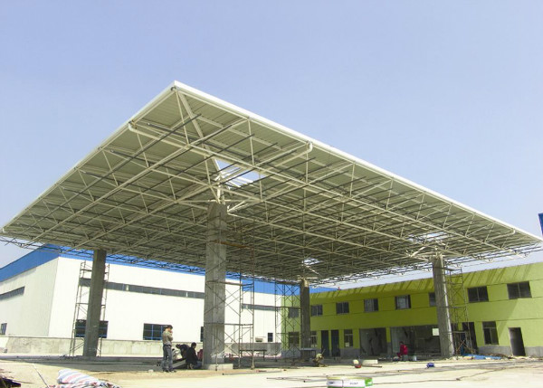 Prefab Steel Structure Toll Station Gate Roof