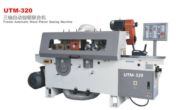 Utm-320 Triaxial Automatic Wood Planer Sawing Machine Table Saw