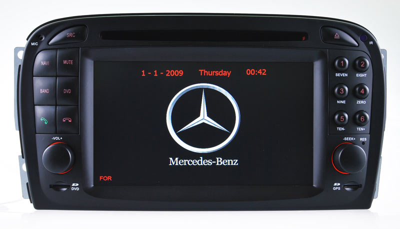 6.2'' Android 5.1 Quad Core Hualingan Hl-8817 1.6 GHz Car DVD GPS for Mercedes Ben Z SL-R230