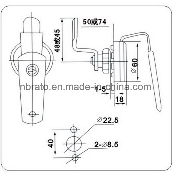 Dustproof Cabinet Door Cam Locks