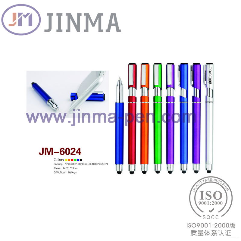 The Most Popular Cellphone Stand Pen Jm-6024 with One Stylus Touch