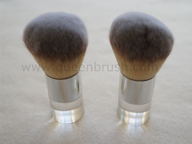 Three Tones Synthetic Hair Powder Brush