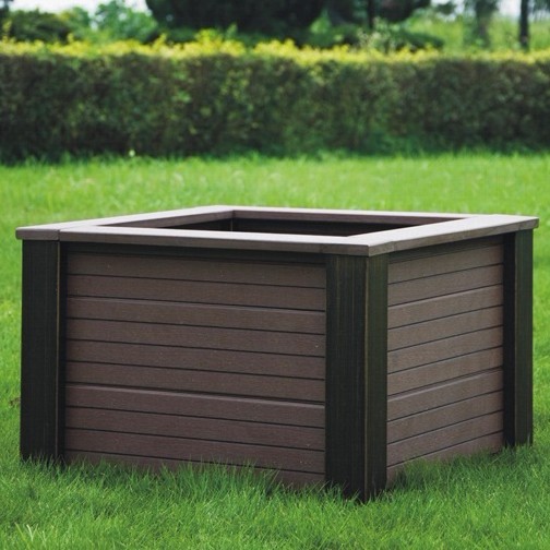 High Quanlity Wood Plastic Composite /WPC Flower Box610*610*407