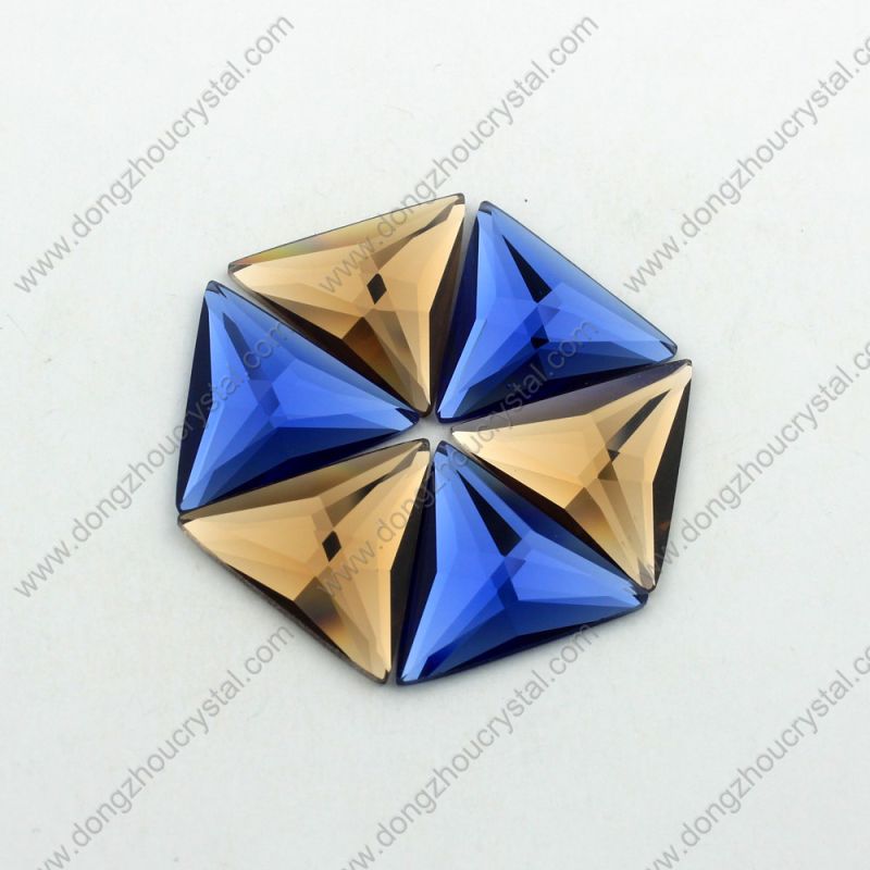 Triangle Flat Back Mirror Stones Beads