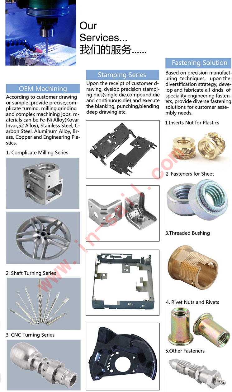 Brass Insert Nut for Overhead Projector