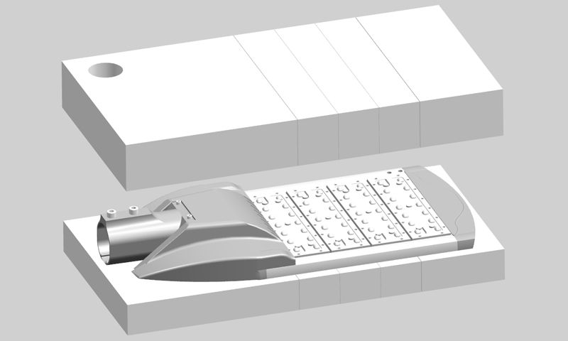 200W LED Street Light with UL for Amercian Market