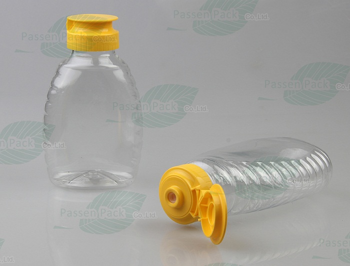 500g Pet Plastic Honey Bottle with Plastic Nozzel Cap