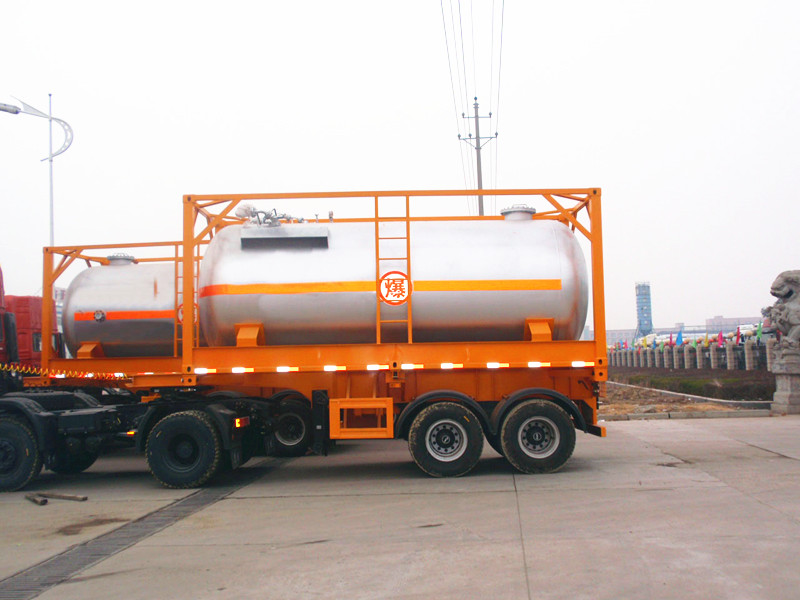 40' LPG Gas Transport for 40feet LPG ISO Tank Container