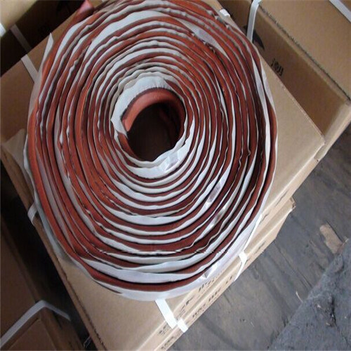 Red Vulcanized Swelling Rubber Waterstop Strip Widely Used in Construction