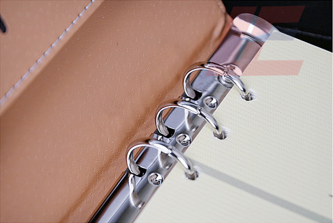 High Grade Noble Design PU Notebook with Magnetic Lock and Spiral Inside