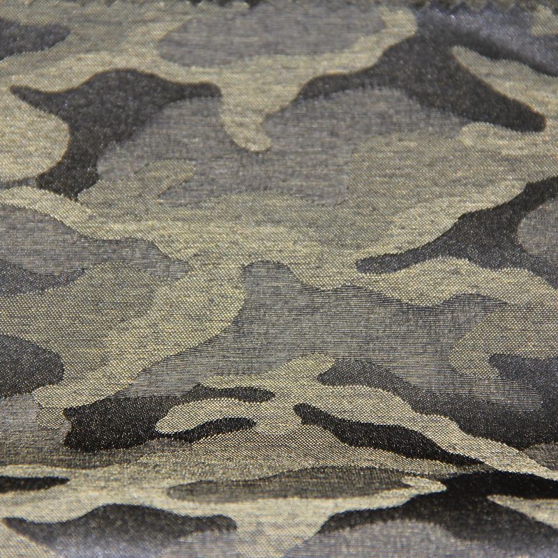 Camouflage Jacquard Yarn Dyed Polyester Fabric for Bomber Jacket