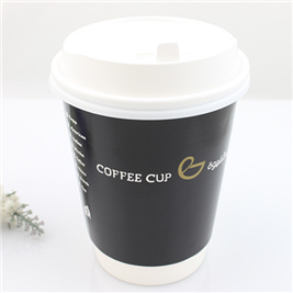 8oz Double Wall Paper Cup with Customized Logo Printed for Hot Drink