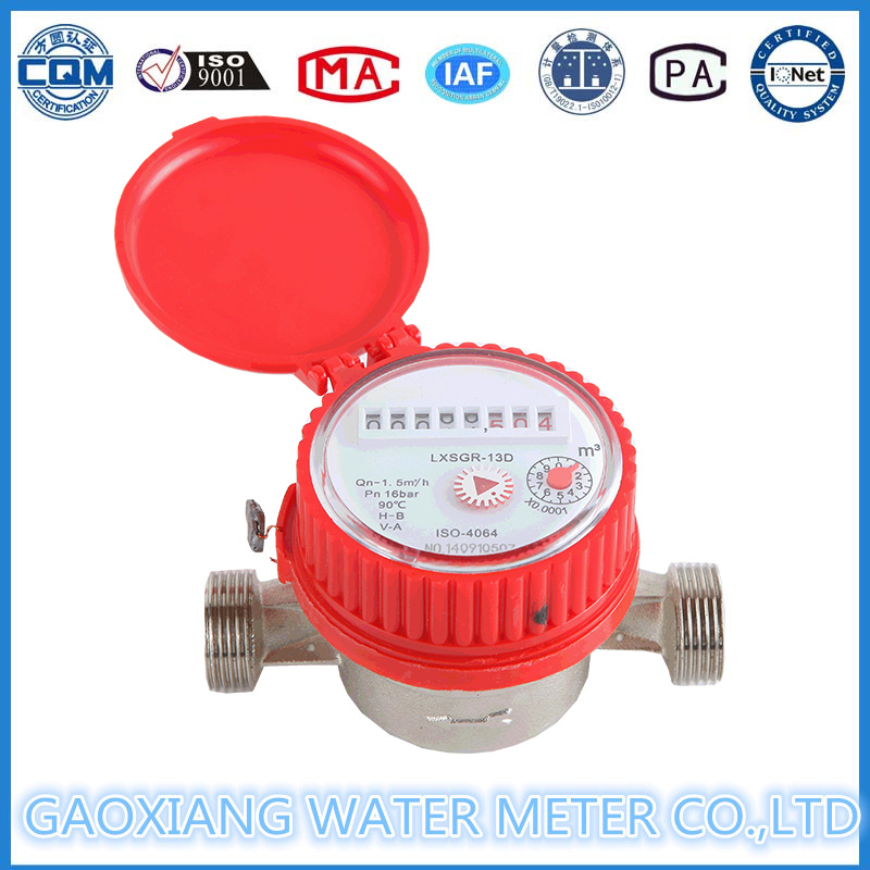 Single Jet Dry-Dial Water Meter Horizontal Rotor Type