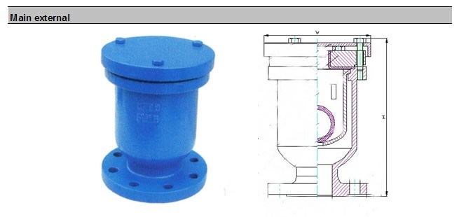 Falnged End Single Orifice Air Release Valve