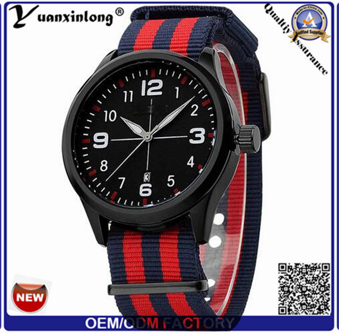 Yxl-313 Nylon Band or Strap Top Sell Stainless Steel Watch Calendar Date Casual Dw Style Sport Watches for Mens Women