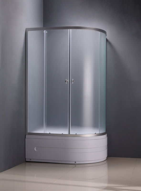 4mm Mat Glass High Tray Shower Cabins (ADL-8050L/R)