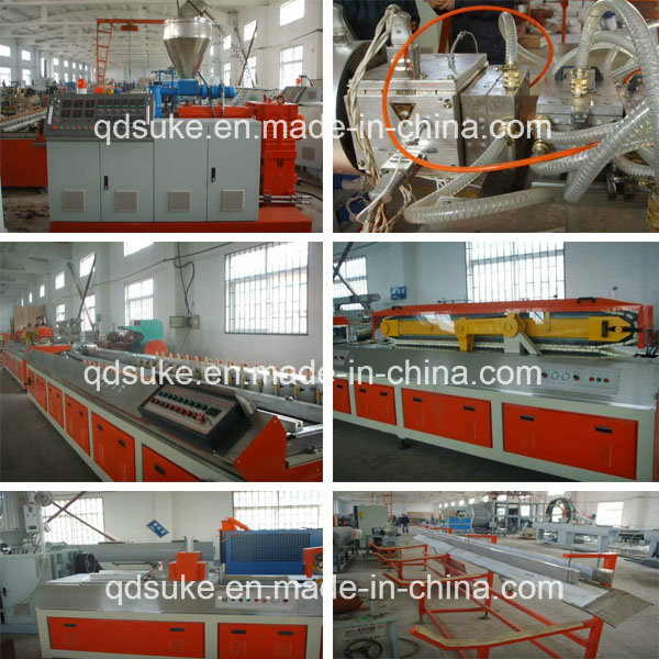 PVC Plastic Profile Production Extrusion Machine Line