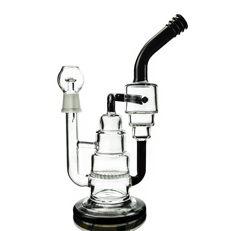 Mousepiece Cake Shape Design Hookah Glass Smoking Water Pipes (ES-GB-345)
