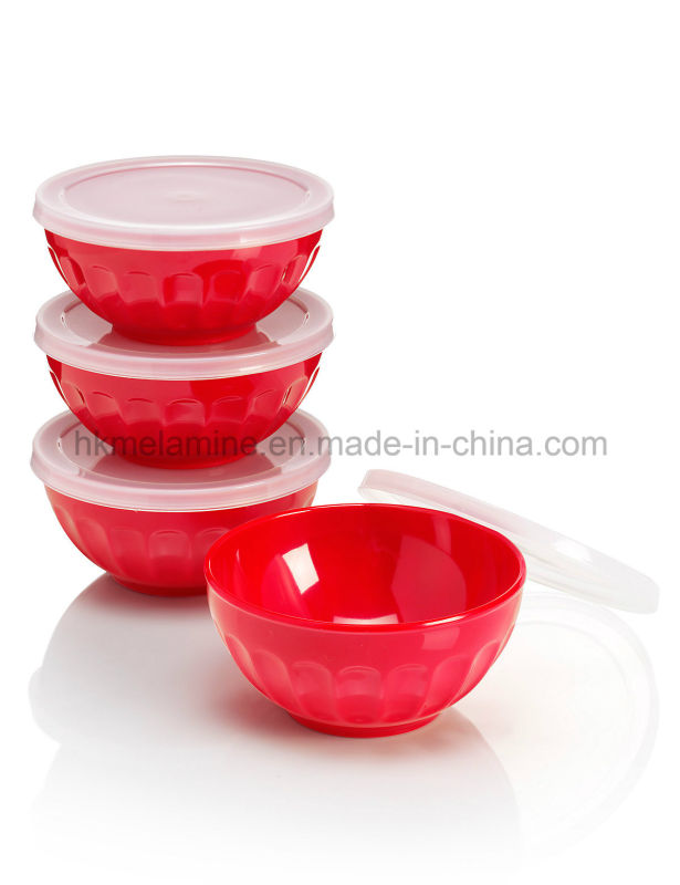 Melamine Ice Cream Bowl with Lid (BW276)