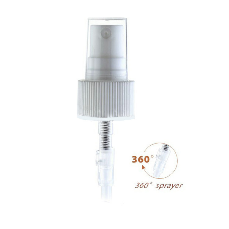 Hot Sale Plastic 18mm Fine Mist Spray Pump with Overcap (NS18)