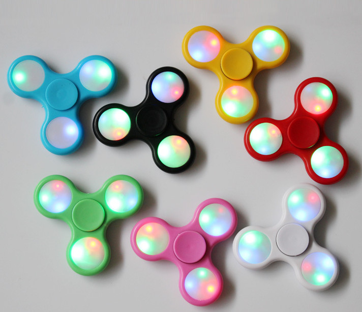 LED Light Flash New Design Colored Fidget LED Hand Spinner